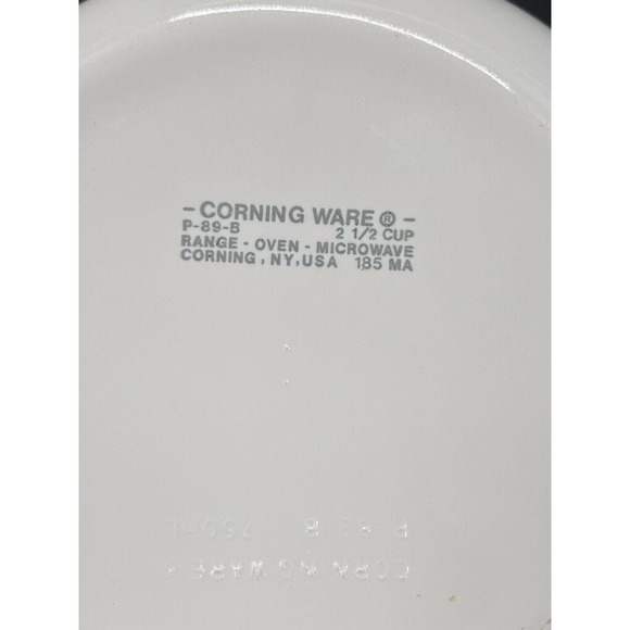 2 Vintage Corning Ware Dishes MEADOW Casserole P43B /Saucepan P89B W/LID - Picture 5 of 12